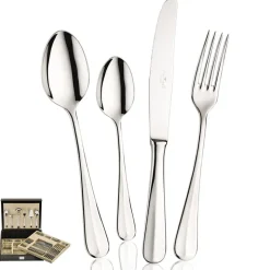 Pintinox Baguette Servizio Posate In Acciaio Inox - Set 126 Pz