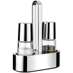 Pintinox Bella Macina Sale E Pepe In Acciaio Inox - Vetro - Set 2 Pz