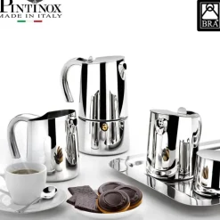 Pintinox Bella Stainless Steel Moka Coffee Maker