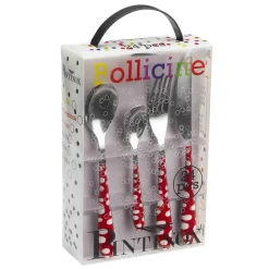 Pintinox Bollicine Servizio Posate In Acciaio Inox - Set 24 Pz