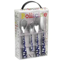 Pintinox Bollicine Servizio Posate In Acciaio Inox - Set 24 Pz