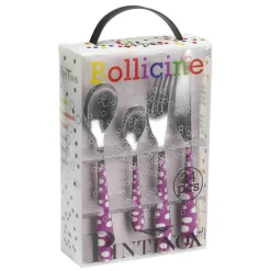Pintinox Bollicine Servizio Posate In Acciaio Inox - Set 24 Pz