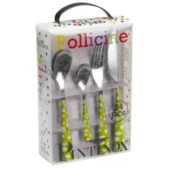 Pintinox Bollicine Servizio Posate In Acciaio Inox - Set 24 Pz