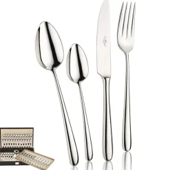 Pintinox Bramante Servizio Posate In Acciaio Inox Forgiato - Set 75 Pz