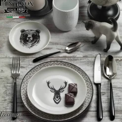 Pintinox Bramante Servizio Posate In Acciaio Inox Forgiato - Set 24 Pz