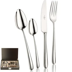 Pintinox Bramante Servizio Posate In Acciaio Inox Forgiato - Set 24 Pz