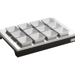 Pintinox Buffet Espositore In Acciaio Inox - Porcellana