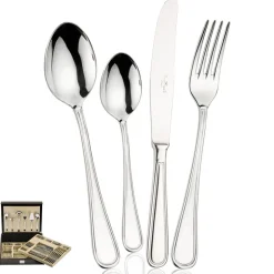 Pintinox Byron Servizio Posate In Acciaio Inox - Set 126 Pz