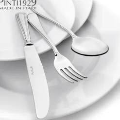 Pintinox Byron Servizio Posate In Acciaio Inox - Set 126 Pz