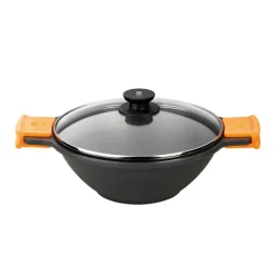 Pintinox Efficient Wok In Alluminio Con Coperchio