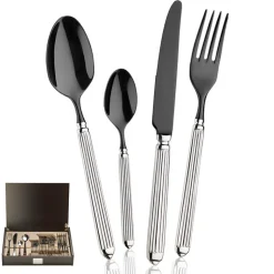 Pintinox Ellade Servizio Posate In Acciaio Inox Forgiato - Set 24 Pz