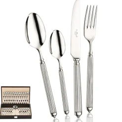 Pintinox Ellade Servizio Posate In Acciaio Inox Forgiato - Set 49 Pz