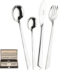 Pintinox Euclide Servizio Posate In Acciaio Inox - Set 49 Pz