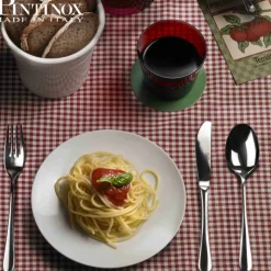 Pintinox Hotel Servizio Posate In Acciaio Inox - Set 49 Pz