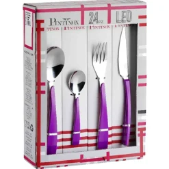 Pintinox Led Servizio Posate In Acciaio Inox - Set 24 Pz