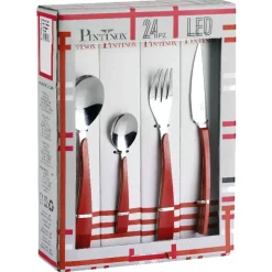 Pintinox Led Servizio Posate In Acciaio Inox - Set 24 Pz