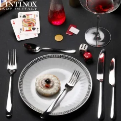 Pintinox Maitre Forchetta Tavola In Acciaio Inox - Set 12 Pz