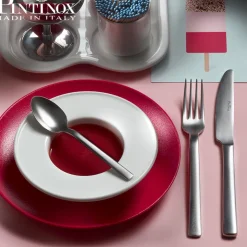 Pintinox Millenium Forchetta Frutta In Acciaio Inox - Set 12 Pz