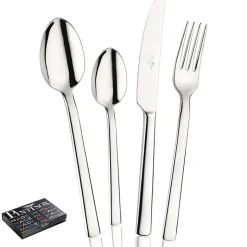 Pintinox Millenium Servizio Posate In Acciaio Inox - Set 24 Pz