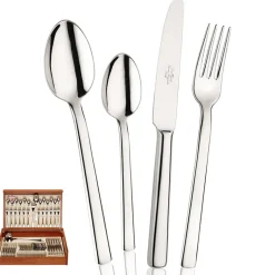 Pintinox Millenium Servizio Posate In Acciaio Inox - Set 75 Pz