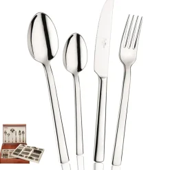 Pintinox Millenium Servizio Posate In Acciaio Inox - Set 126 Pz