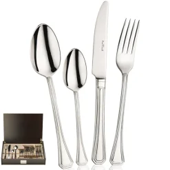 Pintinox Octavia Servizio Posate In Acciaio Inox - Set 24 Pz