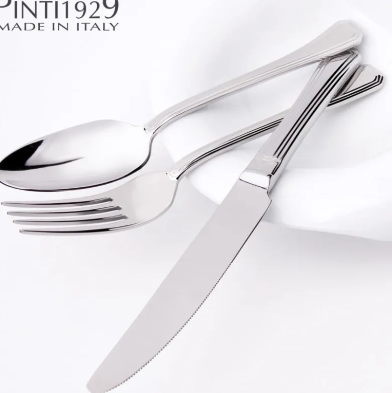 Pintinox Octavia Servizio Posate In Acciaio Inox - Set 75 Pz