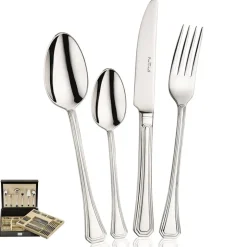 Pintinox Octavia Servizio Posate In Acciaio Inox - Set 126 Pz