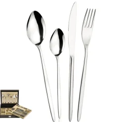 Pintinox Olivia Servizio Posate In Acciaio Inox - Set 126 Pz