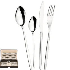 Pintinox Olivia Servizio Posate In Acciaio Inox - Set 49 Pz