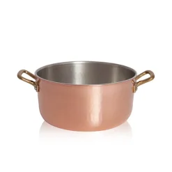 Pintinox Rame Casseruola Alta In Rame Stagnato