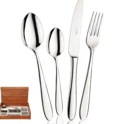 Pintinox Ritz Servizio Posate In Acciaio Inox - Set 49 Pz