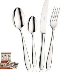 Pintinox Ritz Servizio Posate In Acciaio Inox - Set 126 Pz