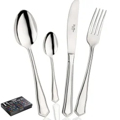 Pintinox Sabrina Servizio Posate In Acciaio Inox - Set 24 Pz