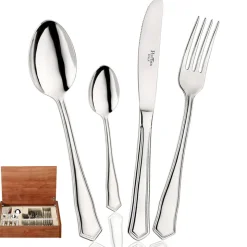 Pintinox Sabrina Servizio Posate In Acciaio Inox - Set 24 Pz