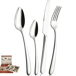 Pintinox Savoy Servizio Posate In Acciaio Inox - Set 126 Pz