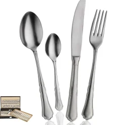 Pintinox Settecento Servizio Posate In Acciaio Inox - Set 75 Pz