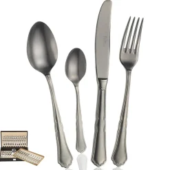 Pintinox Settecento Servizio Posate In Acciaio Inox - Set 75 Pz