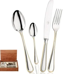 Pintinox Sirio Servizio Posate In Acciaio Inox - Set 24 Pz
