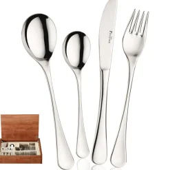 Pintinox Solaris Servizio Posate In Acciaio Inox - Set 24 Pz