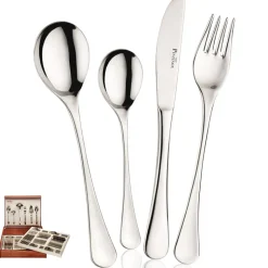 Pintinox Solaris Servizio Posate In Acciaio Inox - Set 126 Pz