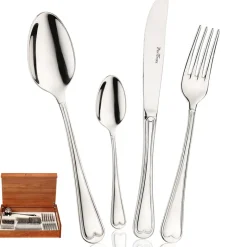 Pintinox Superga Servizio Posate In Acciaio Inox - Set 49 Pz