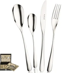Pintinox Swing Servizio Posate In Acciaio Inox - Set 126 Pz