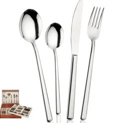 Pintinox Synthesis Servizio Posate In Acciaio Inox - Set 126 Pz