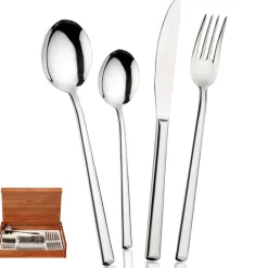 Pintinox Synthesis Servizio Posate In Acciaio Inox - Set 49 Pz