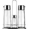 Pintinox Taste Set Condimenti In Acciaio Inox - Vetro - Set 4 Pz