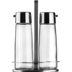 Pintinox Taste Set Olio e Aceto In Acciaio Inox - Vetro - Set 2 Pz