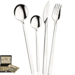 Pintinox Tecna Servizio Posate In Acciaio Inox - Set 126 Pz