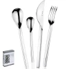 Pintinox Treccia Servizio Posate In Acciaio Inox Forgiato - Set 24 Pz