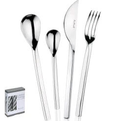 Pintinox Treccia Servizio Posate In Acciaio Inox Forgiato - Set 24 Pz